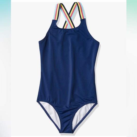 NWT Kanu Surf Girls Maggie Upf50Beach Sport Athletic One Piece Swimsuit Size 12 - Picture 1 of 5